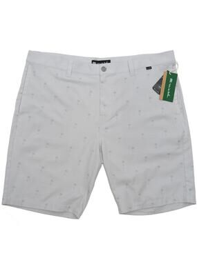 Travis Mathew Heather Gray Resort To This Golf Palm Tree Print Shorts Size 40